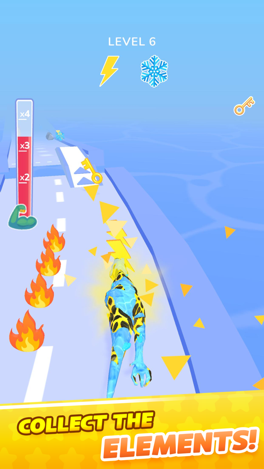 #1. Dino Evolution Run 3D (iOS) 由: MAD PIXEL