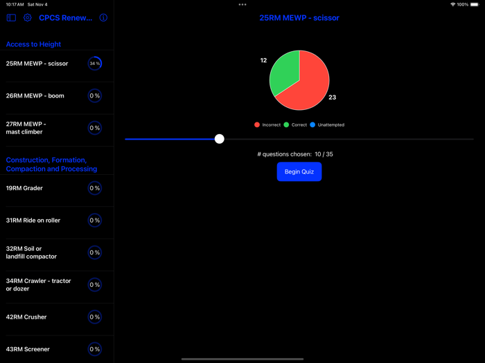 CPCS Renewal Test - Blue Card