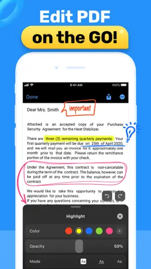 PDF Hero - PDF Editor & Reader screenshot 1