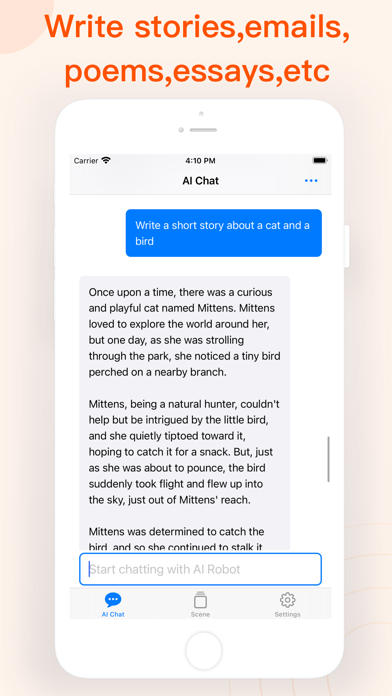 Power AI Chat - Chatbot Screenshot