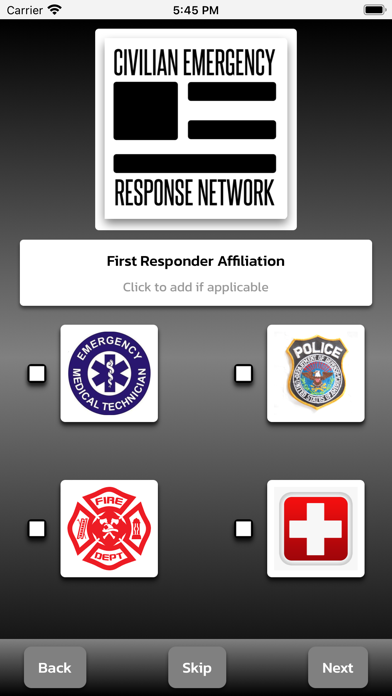 Civilian Emergency Response Screenshot
