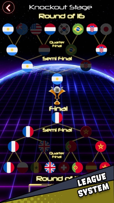 Air Hockey Glow HD Arcade 2D Screenshot