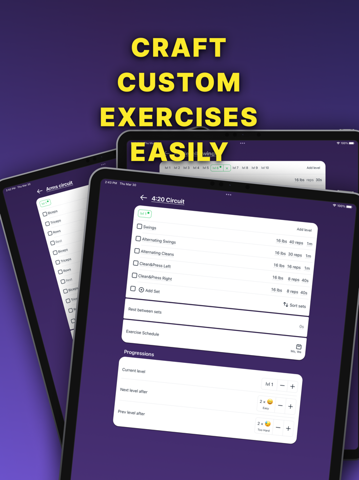 YAWPlan – workout planner
