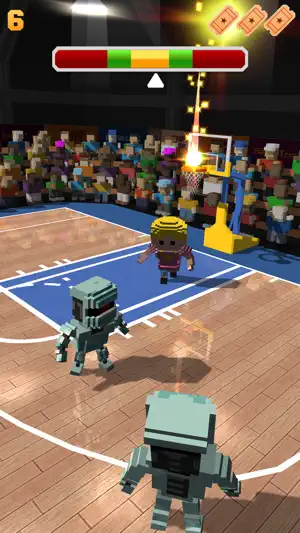 Blocky Basketball FreeStyle screenshot 2
