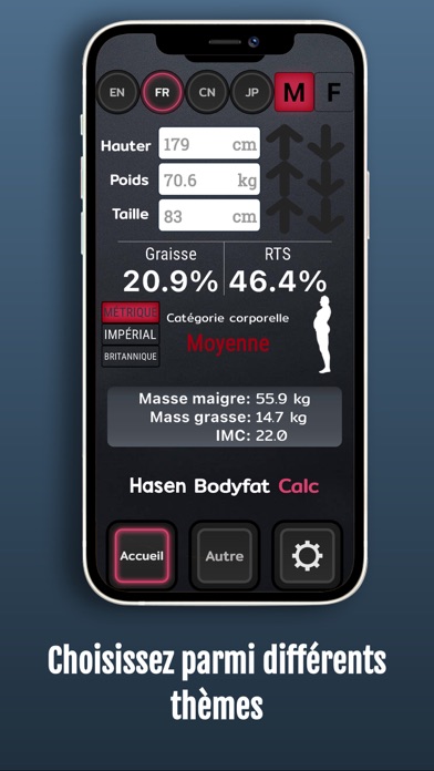 Screenshot #3 pour Bodyfat Calculator 3