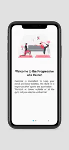 Progressive Abs Trainer screenshot #1 for iPhone