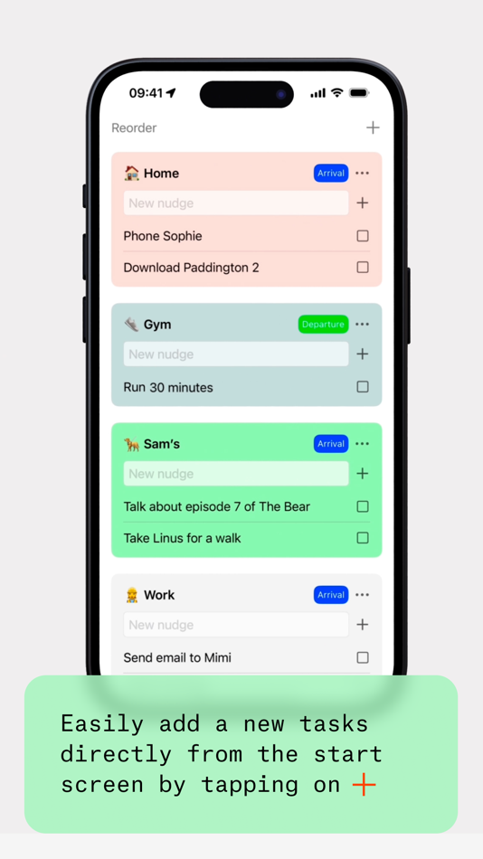 #1. Nudge Reminders (iOS) 由: Peter Bruce