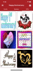 Anniversary Wishes & Cards screenshot #4 for iPhone