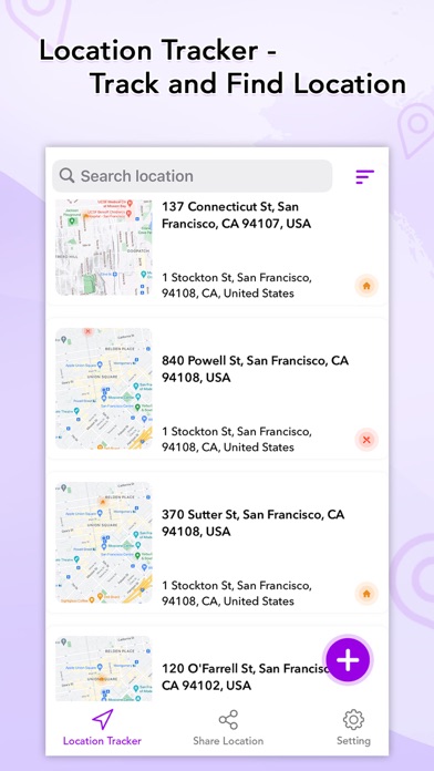 Screenshot #1 pour Location Tracker - GPS Tracker