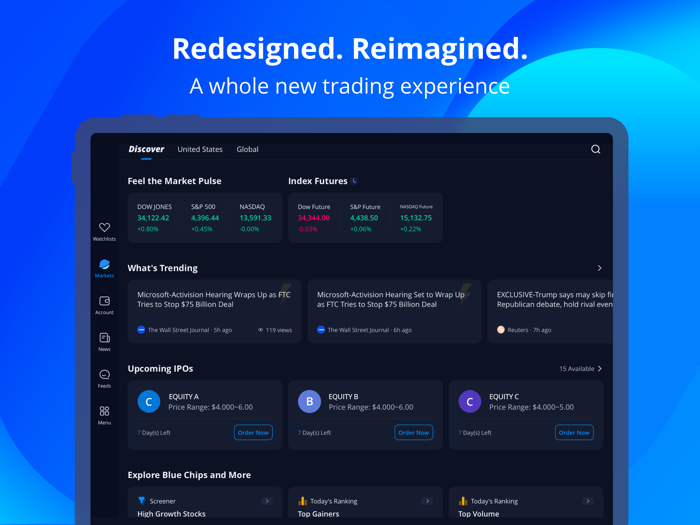 Webull Tablet-Advanced Trading