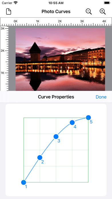 Photo Tone Curves Screenshot