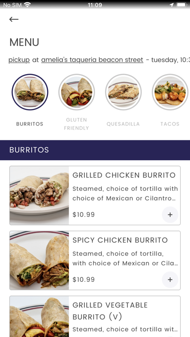 Amelia's Taqueria Official Screenshot