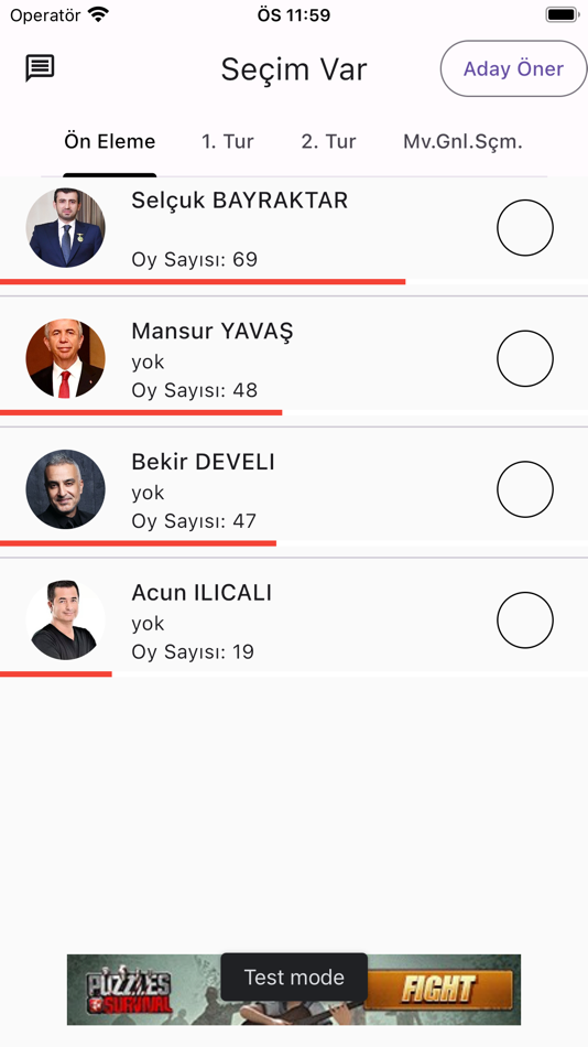 #4. Seçim Var (iOS) Podle: Veysel Karabacak
