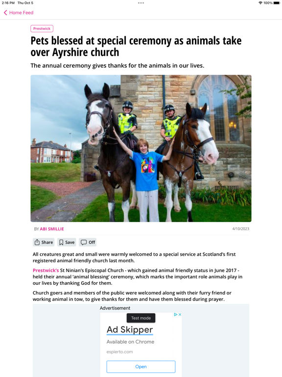 Screenshot #6 pour Ayrshire Live