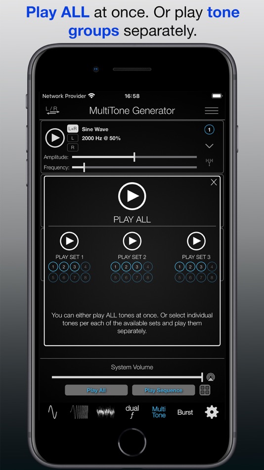 #7. Audio Function Generator PRO (iOS) Podle: Thomas Gruber