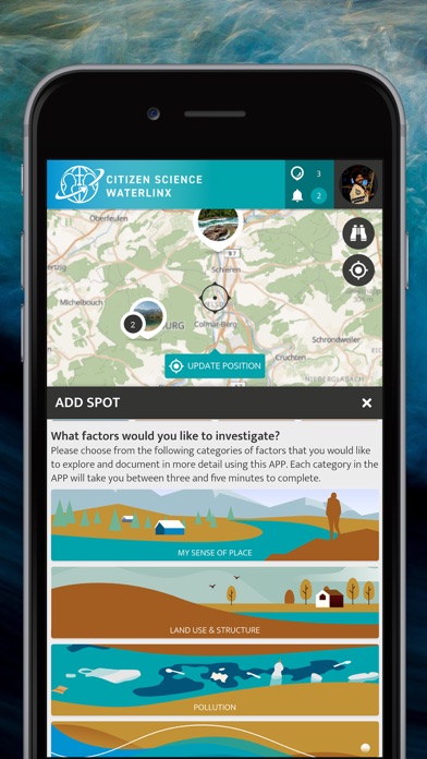WaterLinx | Citizen Science Screenshot
