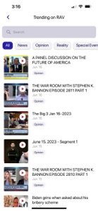 Real America’s Voice News screenshot #2 for iPhone