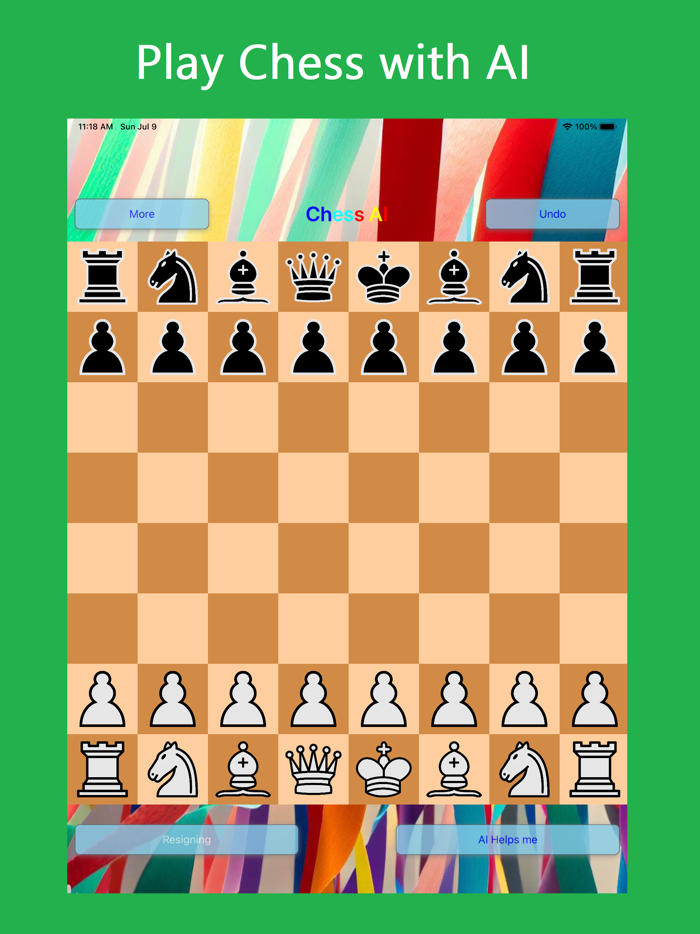 Chess AI play chess with AI