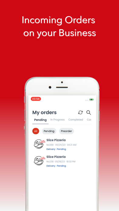 Slice Pizzeria Stores App Screenshot