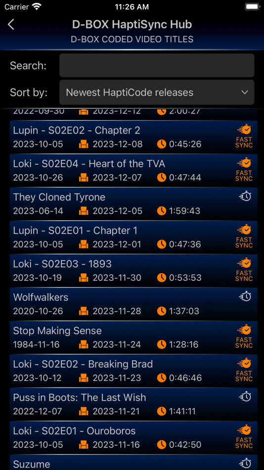 #2. D-BOX HaptiSync (iOS) 由: D-BOX Technologies