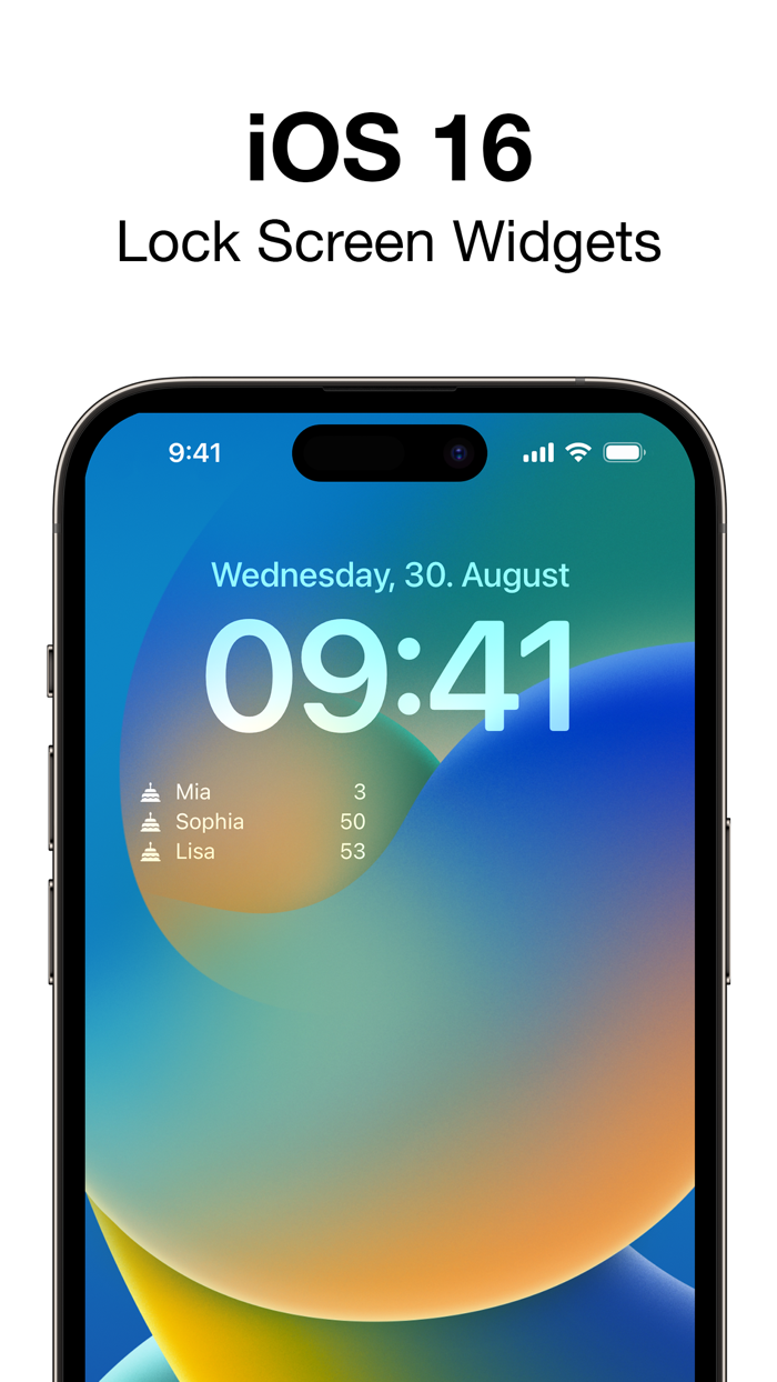 Birthday Reminder Widget and App