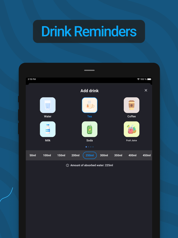 Rewill Water Tracker Balance