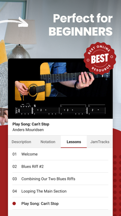 Guitar Lessons - Guitar Tricks Screenshot