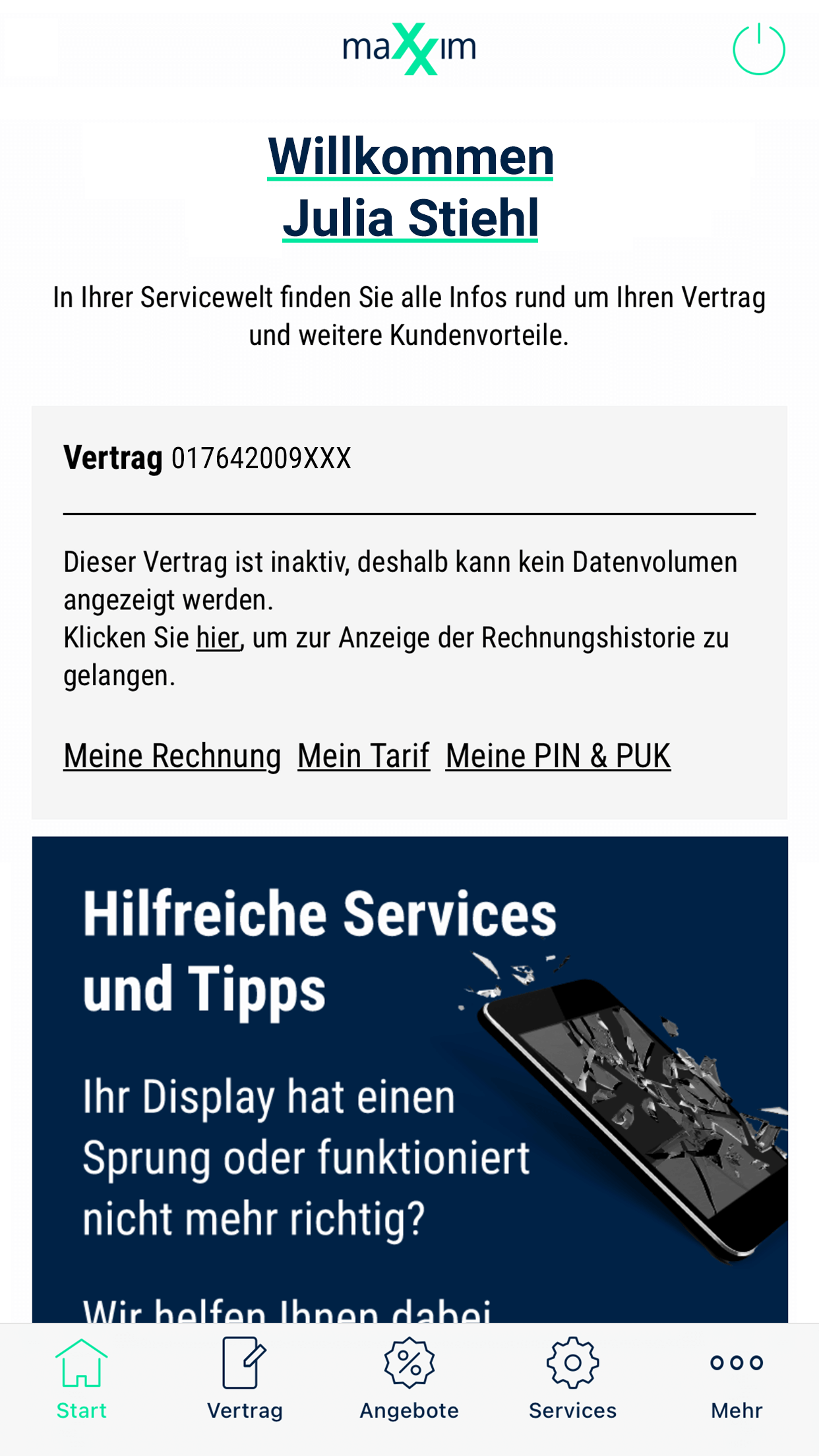 maXXim Servicewelt