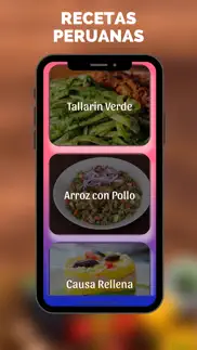 recetas de comidas peruanas iphone screenshot 1