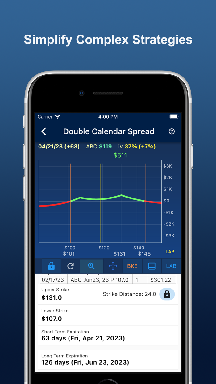 Optactic Option Strategy Tool