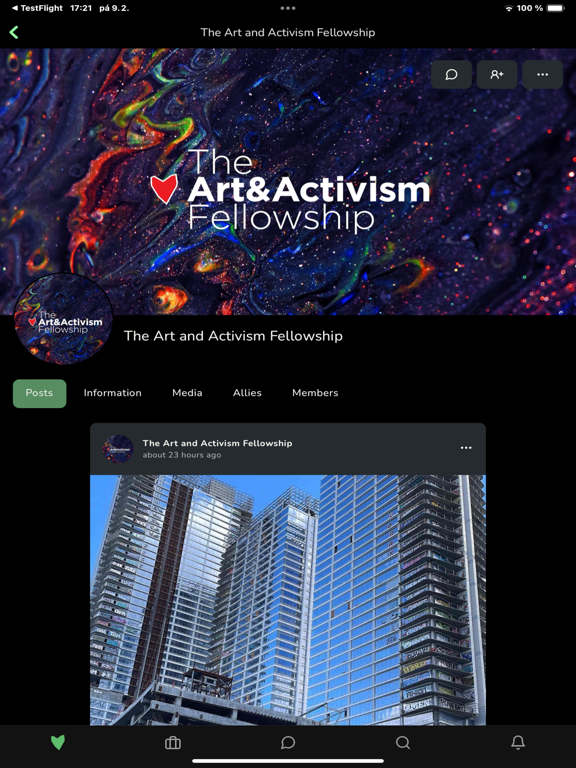 Reluvotion iPad screenshot 2 - Social Networking app