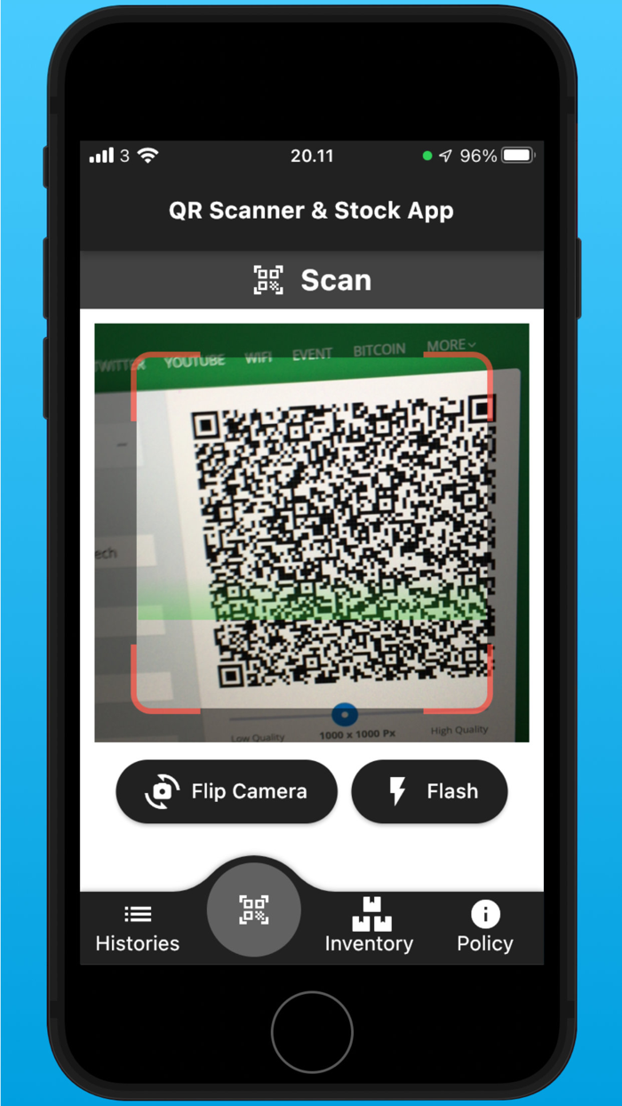 QR Scanner and Stock App