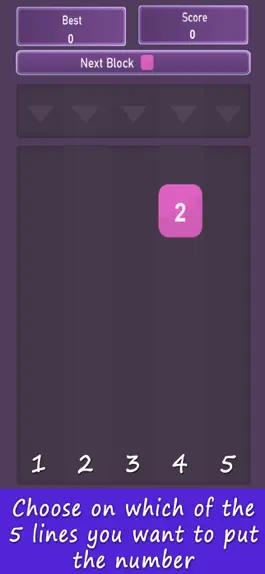 Game screenshot Drop the Numbers Merge Puzzle apk