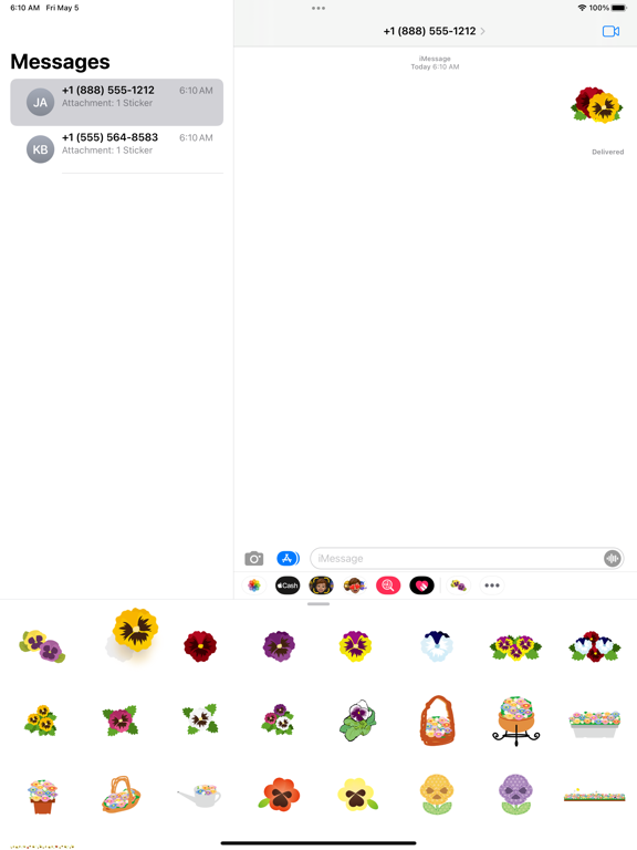 Screenshot #5 pour Autocollant Pansy