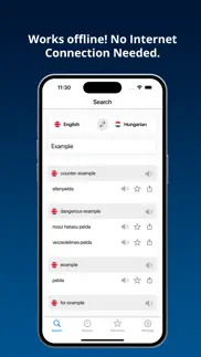 english hungarian dictionary + iphone screenshot 1