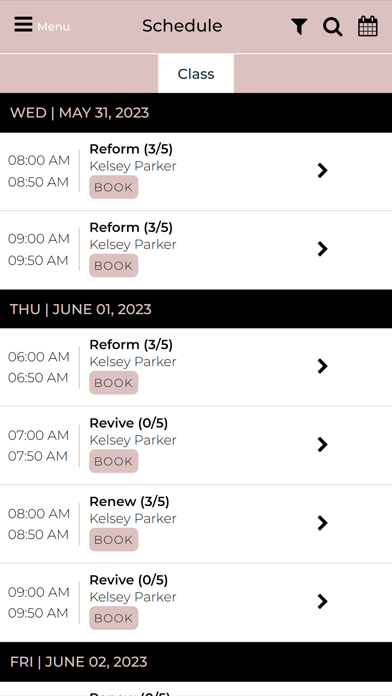 ReformHer Pilates Screenshot