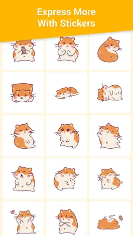 Game screenshot Happy Hamster Stickers apk