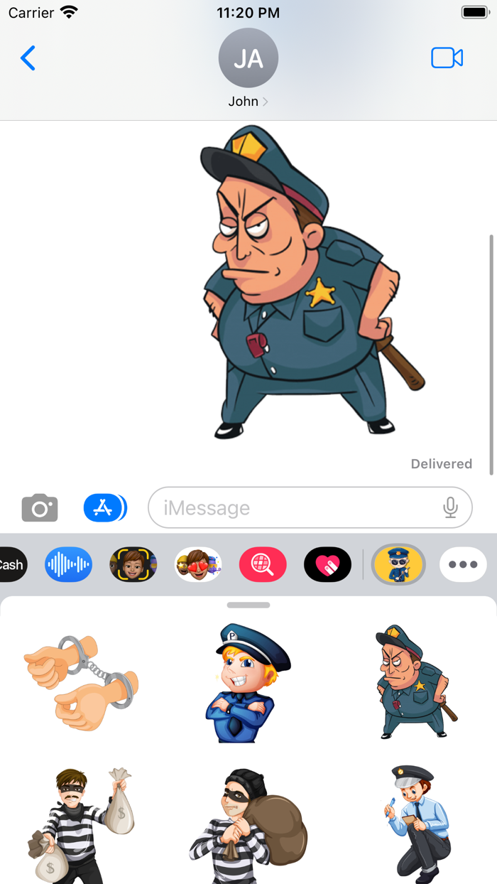Policeman Stickers