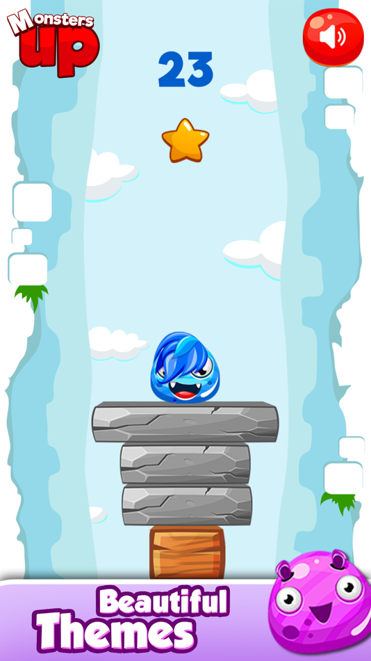 #3. Monsters UP - Jump Jump (iOS) 由: GAMESFLY TECHNOLOGIES PRIVATE LIMITED