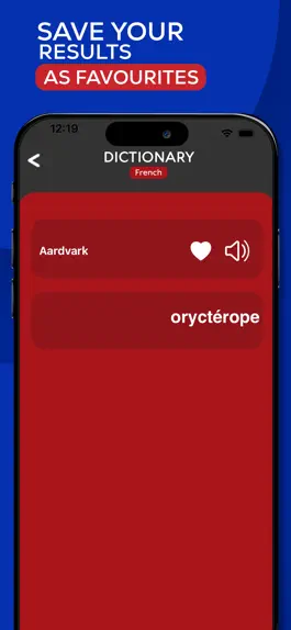 Game screenshot French Dictionary-Vocabulary hack