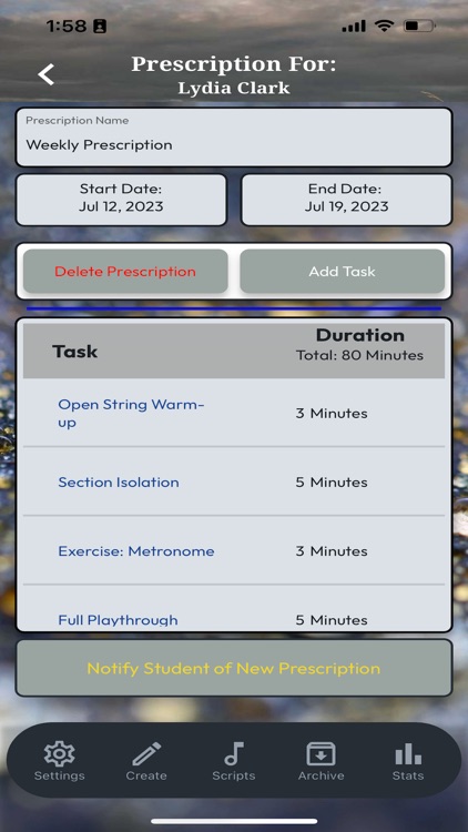 Practice Prescriptions