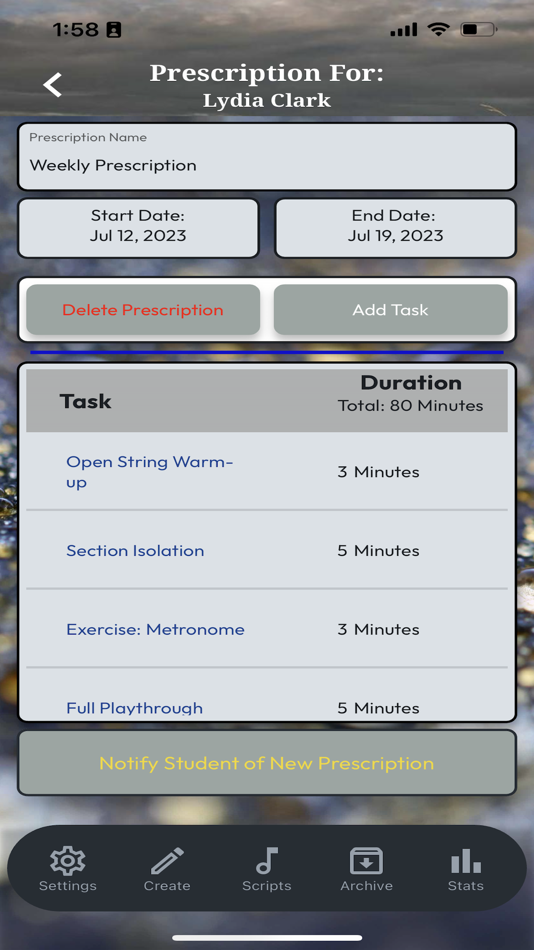 #2. Practice Prescriptions (iOS) By: Christopher Erickson