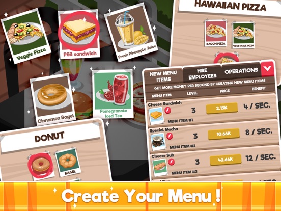 Cafe Tycoon: Idle Empire Story iPad screenshot 4 - Games app