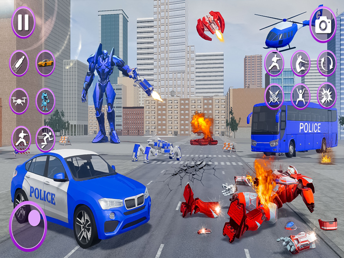 US Police Robot Transformation