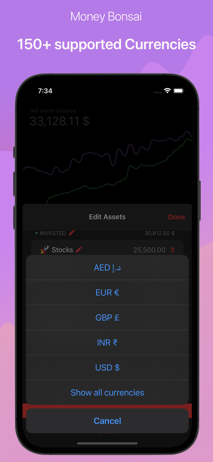 Money Bonsai Net Worth Tracker