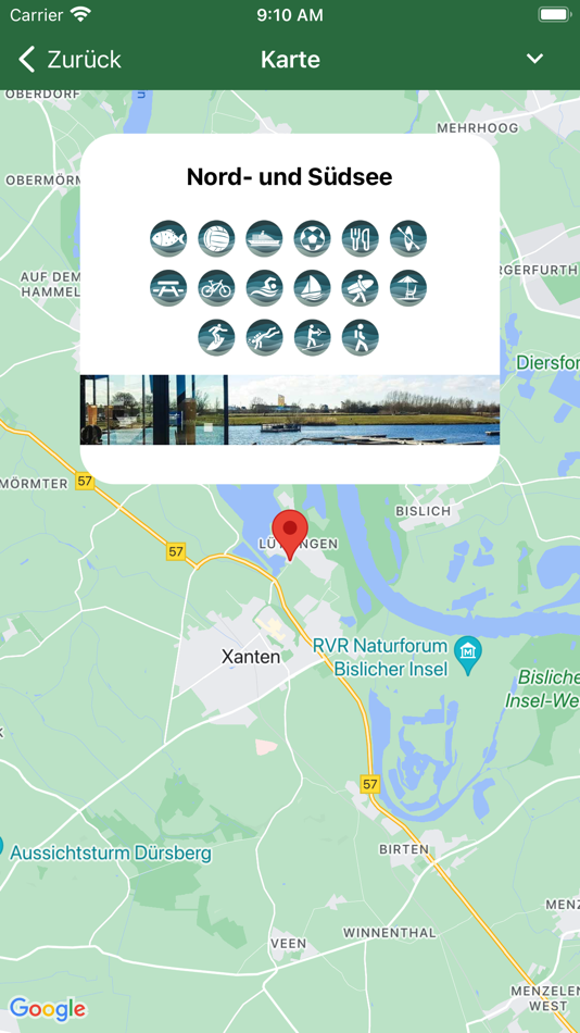 #3. Baggerseen-Guide Niederrhein (iOS) 由: Niederrheinische Dienstleistungsgesellschaft für Kies und Sand mbH