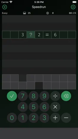 Game screenshot Fill-in-the-blank calculation apk