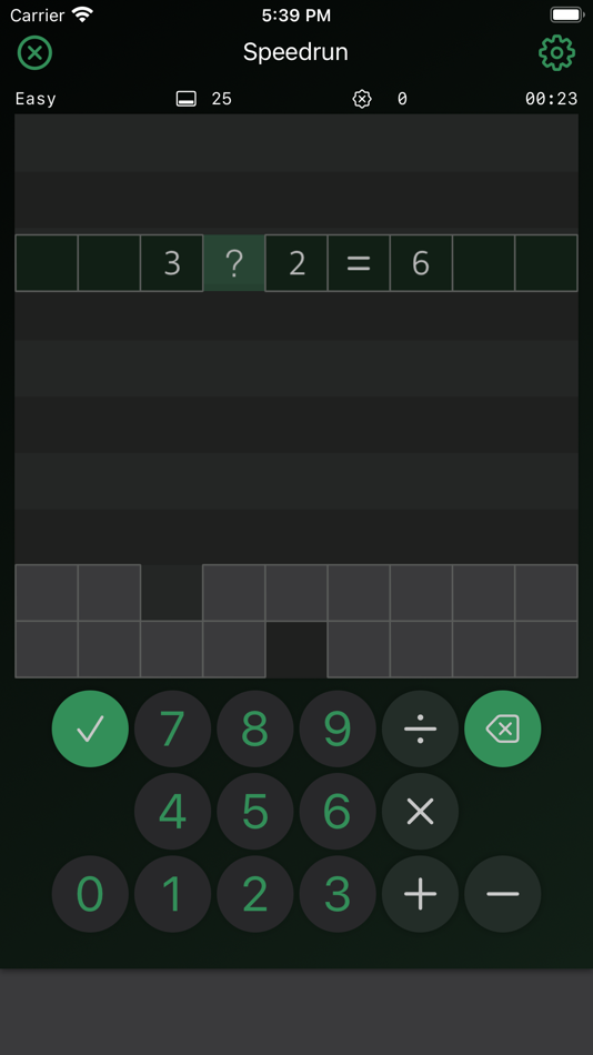 #2. Fill-in-the-blank calculation (iOS) 게시자: POYL creations