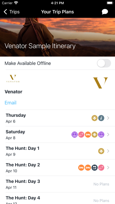 Venator: Hunt Planner Screenshot