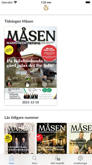 Mariefreds tidning/Måsen Screenshot